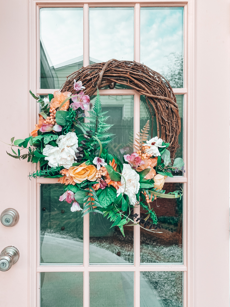 Spring artisan wreath