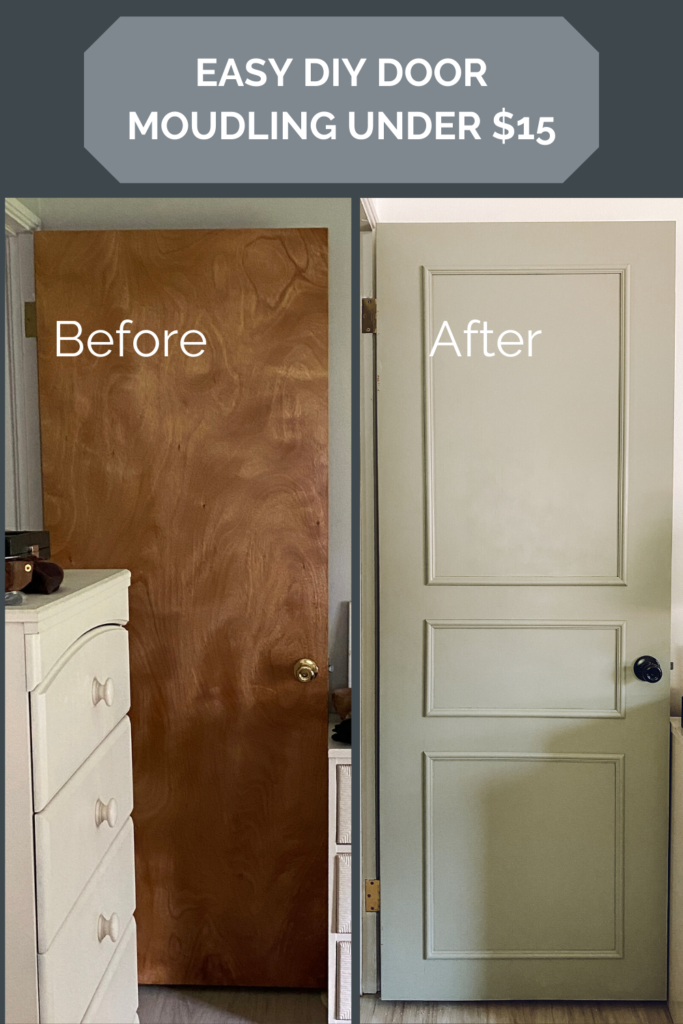 Easy Diy Door Moulding Blushing Bungalow, How To Put Trim Around A Door