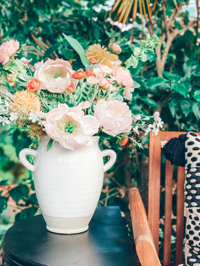 How to Use Faux Flowers in an Outdoor Space