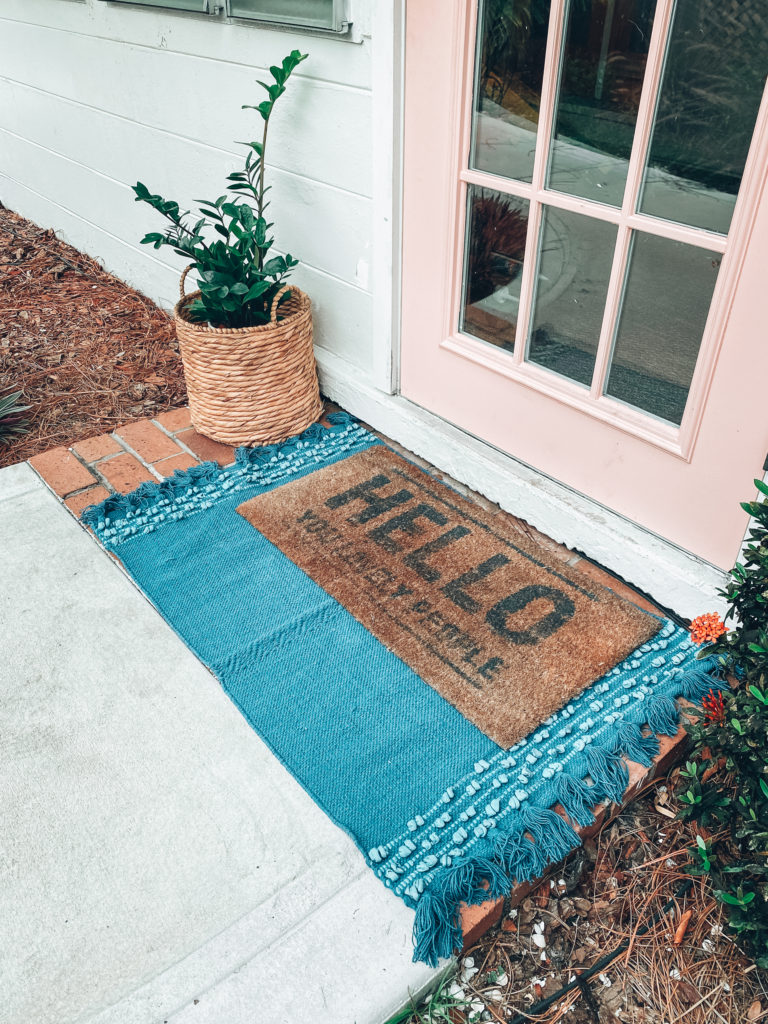Summer Front Door Refresh + Cheeky Doormat Roundup