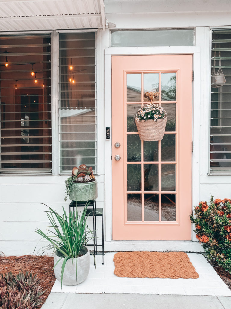  Pink Hello Gorgeous Door Mat for Front Door Home