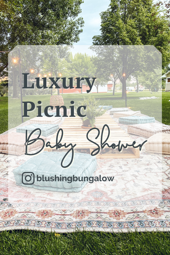 Luxury Picnic Baby Shower - Blushing Bungalow