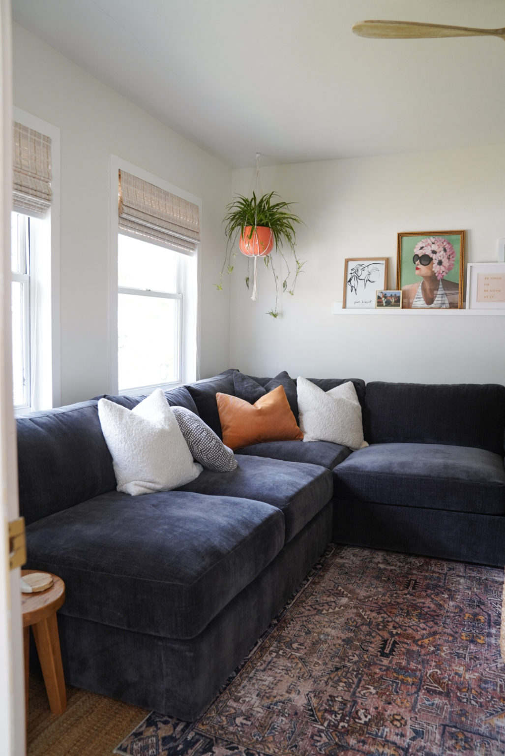 Sectional Sofa for Small Living Room - Blushing Bungalow | So Cute You ...