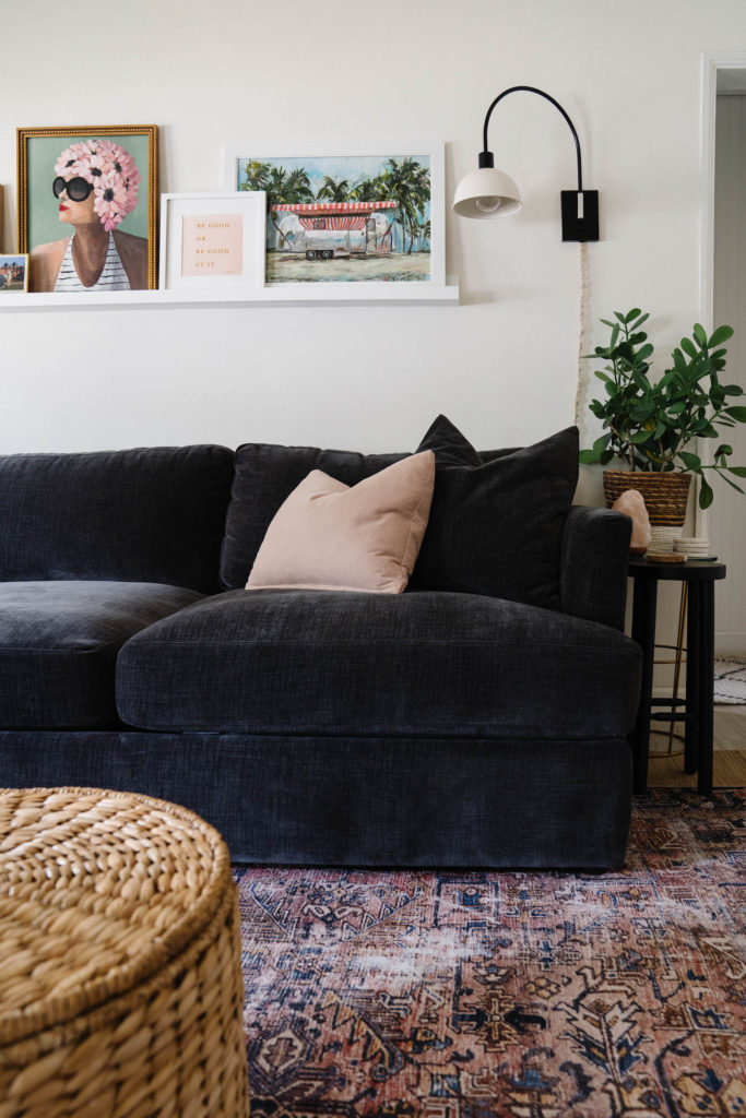 Living Room Ideas Dark Sofa | Bryont Blog