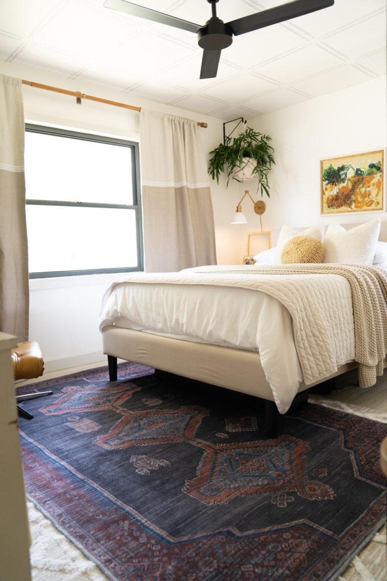 Bright and Cozy Primary Bedroom - Blushing Bungalow