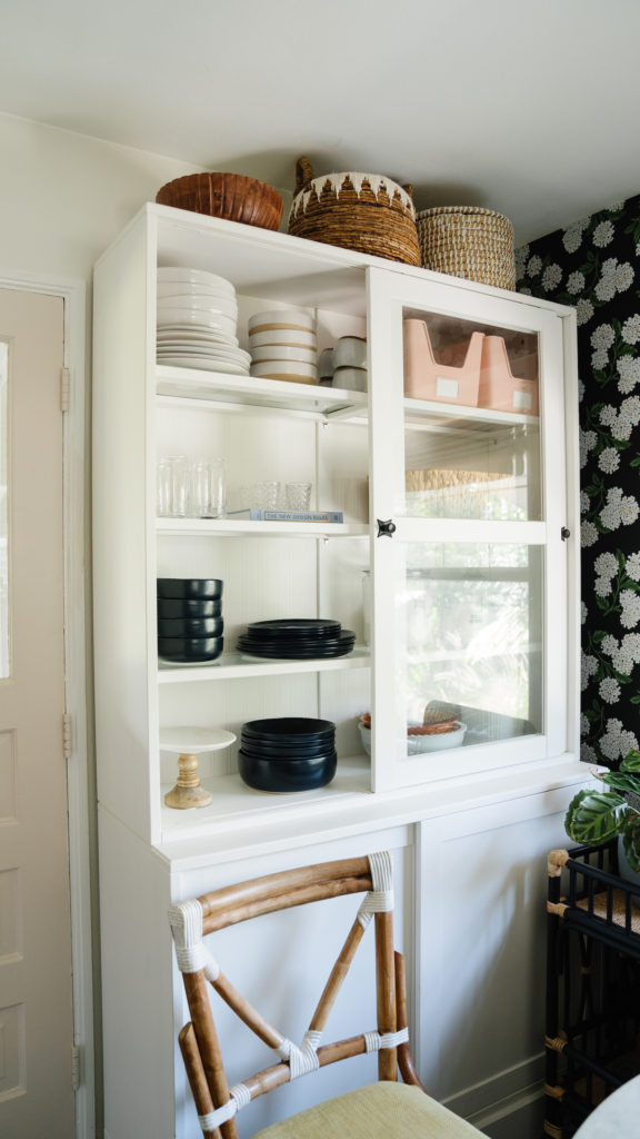 Kitchen Pantry Storage Cabinet, Compact Kitchen Cabinet with Hutch, Pantry  Cabin