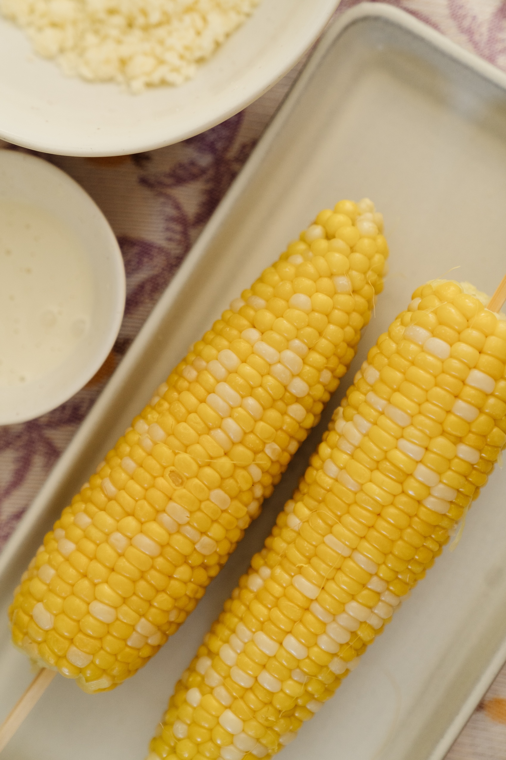 Easy Mexican Corn On The Cob - Blushing Bungalow 
